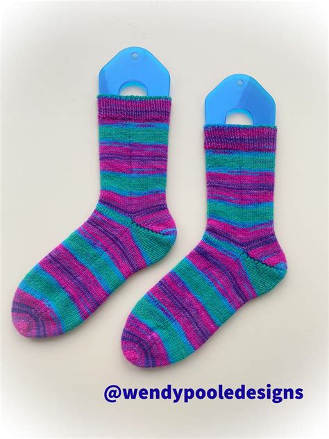 Tippy Toes Toe Up Sock Knitting Pattern Easy Sock Pattern Pdf Instant