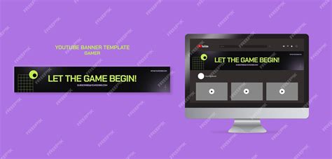 Free Psd Gaming Event Youtube Banner Template