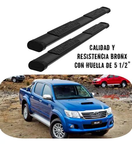 Estribos Para Toyota Hilux 2015 Doble Cabina Bronx Meses Sin Intereses