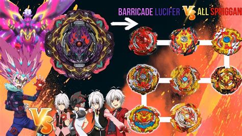 Beyblade Burst Bu Barricade Lucifer Vs All Spriggan Bu