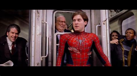 Tobey Maguire Spider Man Train Scene