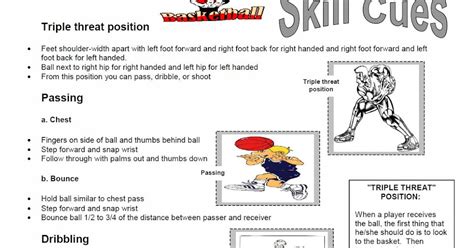 Mr Suarez S Physical Education Blog Basketball Skill Cues