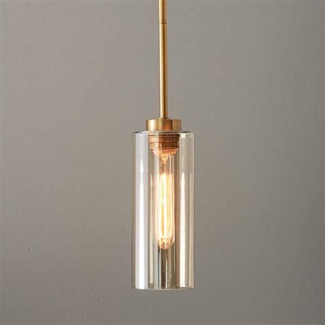 Glass Cylinder Pendant West Elm Uk