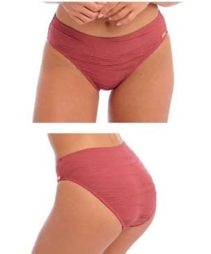 Fantasie Beach Waves Mid Rise Bikini Brief Persian Rose