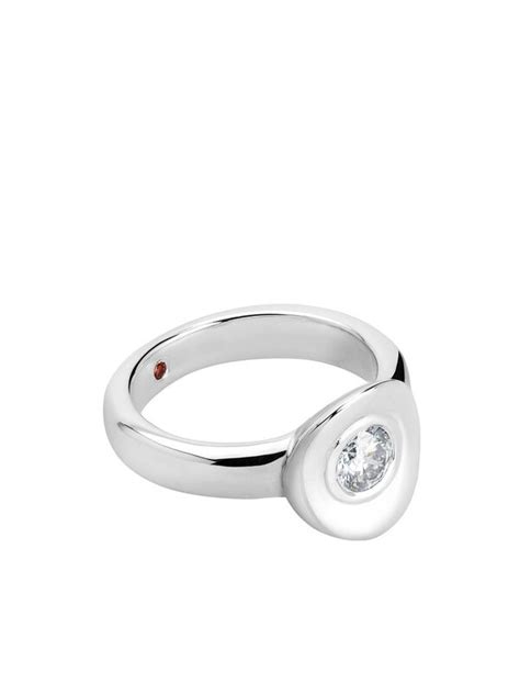 Tane M Xico Volc N Circular Design Ring Silver Editorialist