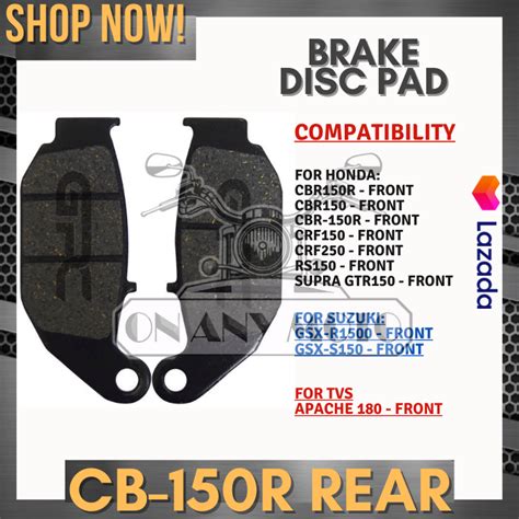 Gpc Cb R Cbr Rs Supra Gtr Brake Disc Pads Rear Lazada Ph