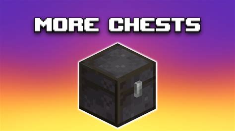 Minecraft More Chests Mod Minecraft Mods Showcase 1192 Youtube