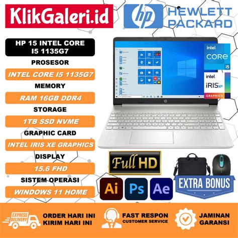 jual promo laptop hp intel core   gb tb ssd nvme  full