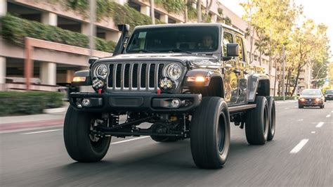 Next Level 6x6 Review Ginormous Six Wheeled Jeep Gladiator Driven