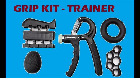 HAND GRIP KIT Ejercitador De Antebrazos Dedos Y Agarre YouTube