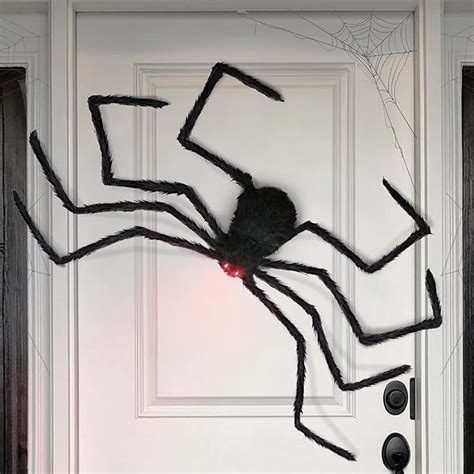 Amazon.com: KatchOn, LED Halloween Spiders for Outside - 4 Feet ...