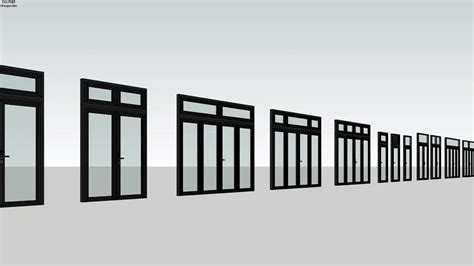 Xingfa Aluminium Doors And Windows D Model