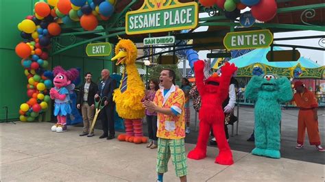 Sesame Place San Diego Grand Opening Ceremony Youtube