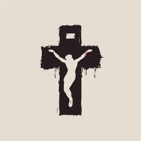 Jesus Crucificado Im Genes De Stock De Arte Vectorial Depositphotos