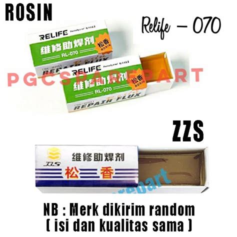 Jual Rosin Siongka Kering Songka Padat Relife RL 070 ZZS JJS