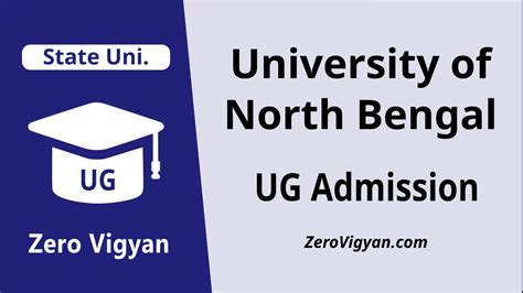 University of North Bengal UG Admission 2023-24: Dates, Application, Merit Lists » Zero Vigyan