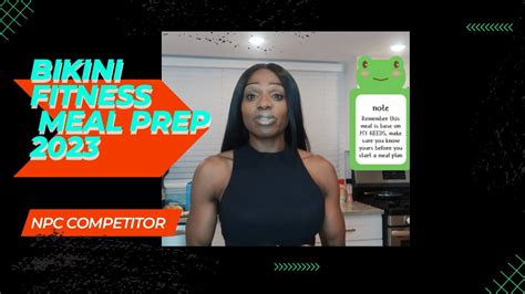 NPC BIKINI FITNESS 2023 MEAL PREP YouTube