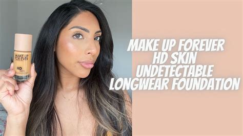 Makeup Forever Hd Skin Undetectable Longwear Foundation 1st Impression And Wear Test Shade