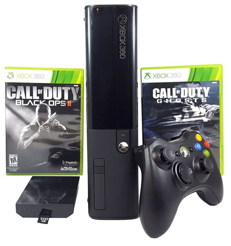 Restored Microsoft Xbox 360 E 500GB Call Of Duty Bundle COD Ghosts