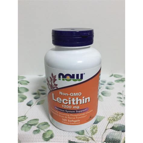 พรอมสง Now Foods Lecithin 1200 mg 100 Softgels Shopee Thailand