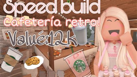 Cafetería retro speedbuild xsischerrx bloxburg ROBLOX leer desc