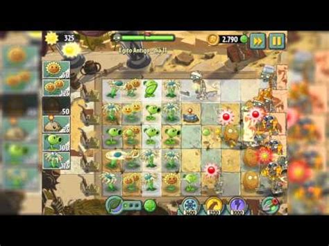 Plants Vs Zombies 2 Egito Antigo Dia 11 A 12 1 11 12 YouTube