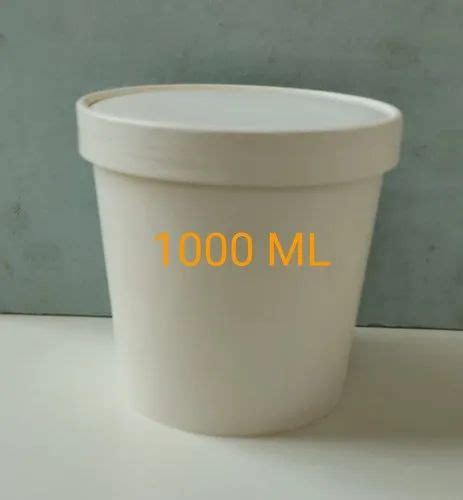 Circular White Disposable Paper Food Container At Best Price In New Delhi