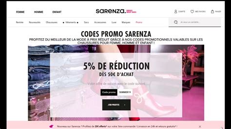 Code promo Sarenza vérifié en vidéo YouTube