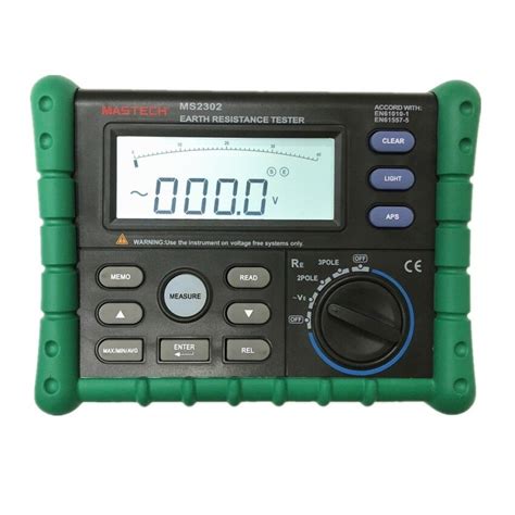 Tester Digitale Di Resistenza Di Terra MS2302 MASTECH I CS MS2302