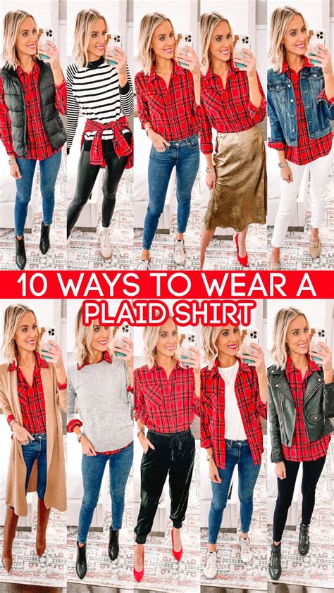 Plaid Shirt Outfits Casual Fall Outfits Fall Winter Outfits Autumn