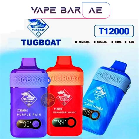 Best Tugboat T12000 Disposable Vape 5 Nicotine In Dubai Uae