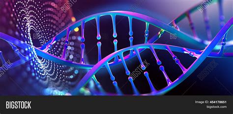 Dna Helix 3d Image And Photo Free Trial Bigstock