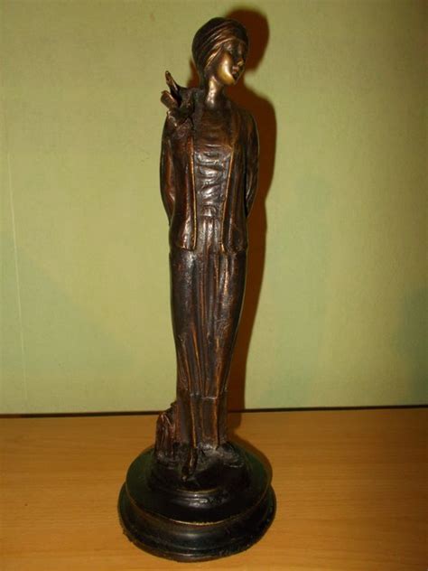 Pierre Chenet Early Sculpture Of A Woman 20th Century Catawiki