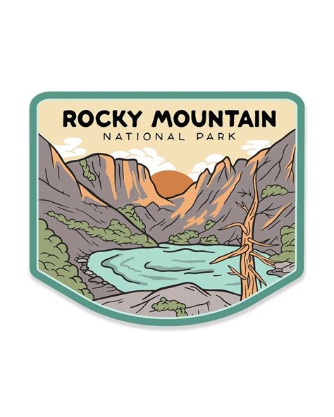 Rocky Mountain National Park | Sticker | Rocky mountains, Outdoor ...