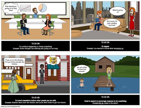 storyboard  learn   phrasal verbs visually