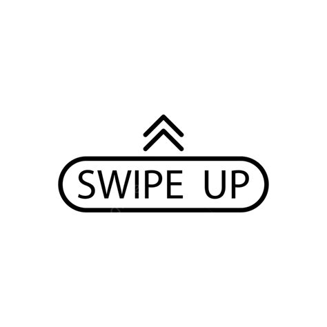 Swipe Up Vector Design Images Swipe Up Button Icon Vector Interface