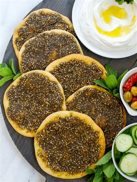 Easy Manakish Zaatar Cookin With Mima