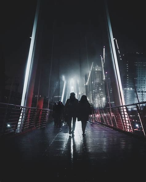 Manhattan Bridge at night, New | Free Photo - rawpixel