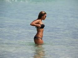 Sylvie Van Der Vaart Another Bikini Another Day On A Beach In Miami