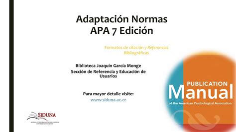 Pdf Adaptación Normas Apa 7 Edición Dokumen Tips