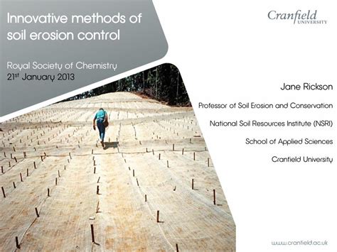 (PDF) Innovative methods of soil erosion control methods of soil ...