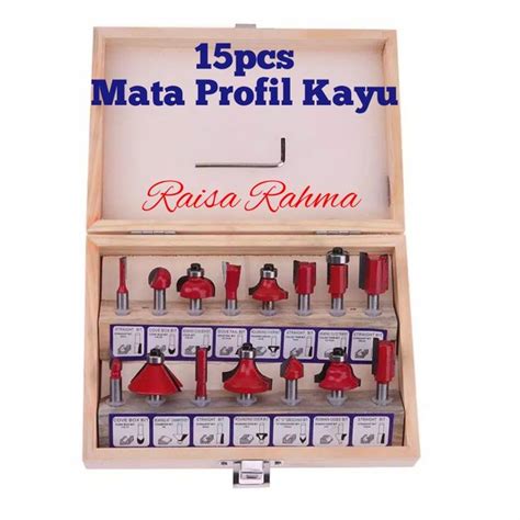 Jual Mata Bor Profil Kayu Set Pcs Trimmer Kayu Router Bit Woodworking