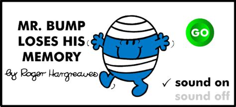 Mr Bump Loses His Memory Flash Story Roger Hargreaves Free