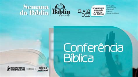 CONFERÊNCIA BÍBLICA SEMANA DA BÍBLIA AO VIVO IPAD PONTE 06 12