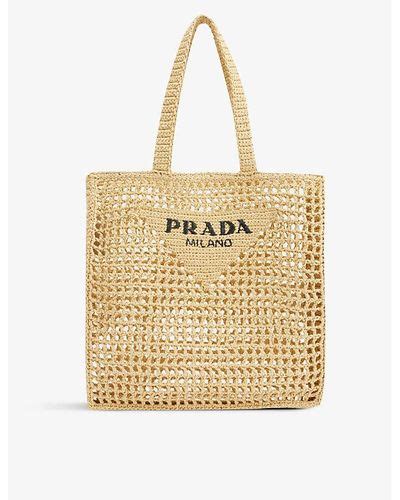 Natural Prada Tote Bags For Men Lyst