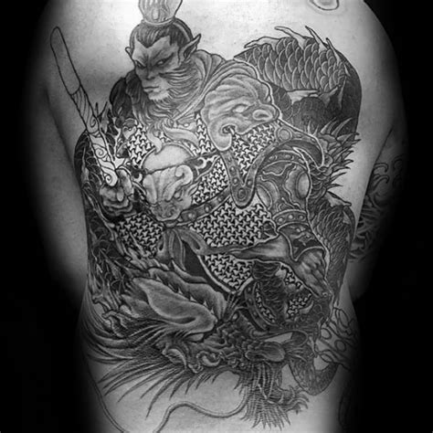 60 Monkey King Tattoo Designs For Men - Sun Wukong Ideas