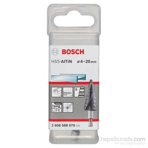 Bosch Kademeli Matkap Ucu Hss Altin Mm Mm Fiyat