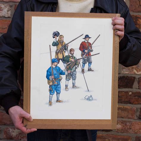 The English Civil Wars Matchlock Musketeer 1588 To 1688 Osprey Etsy