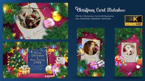 Christmas Card Slideshow, After Effects Project Files | VideoHive