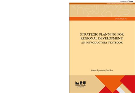 (PDF) Strategic planning for regional development